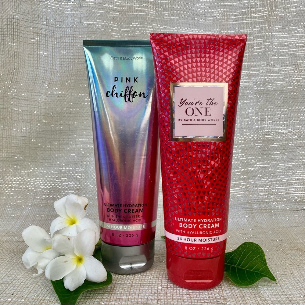 BATH & BODY WORKS 2 Piece Body Cream Bundle.